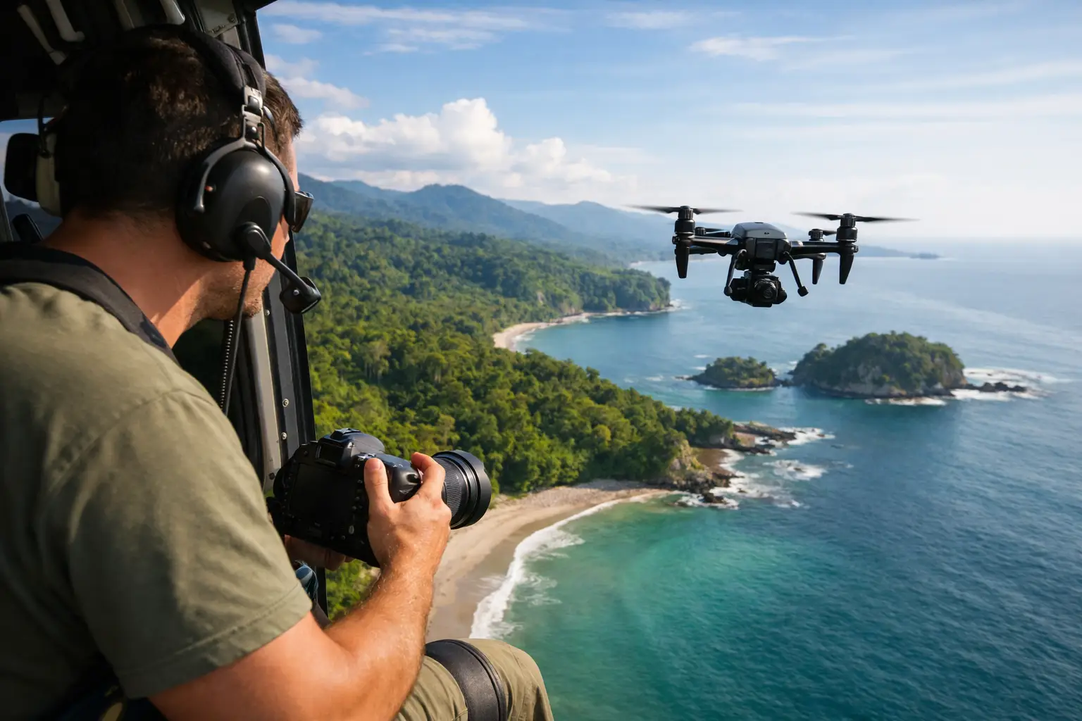 Vuelos de fotografía aérea en Costa Rica