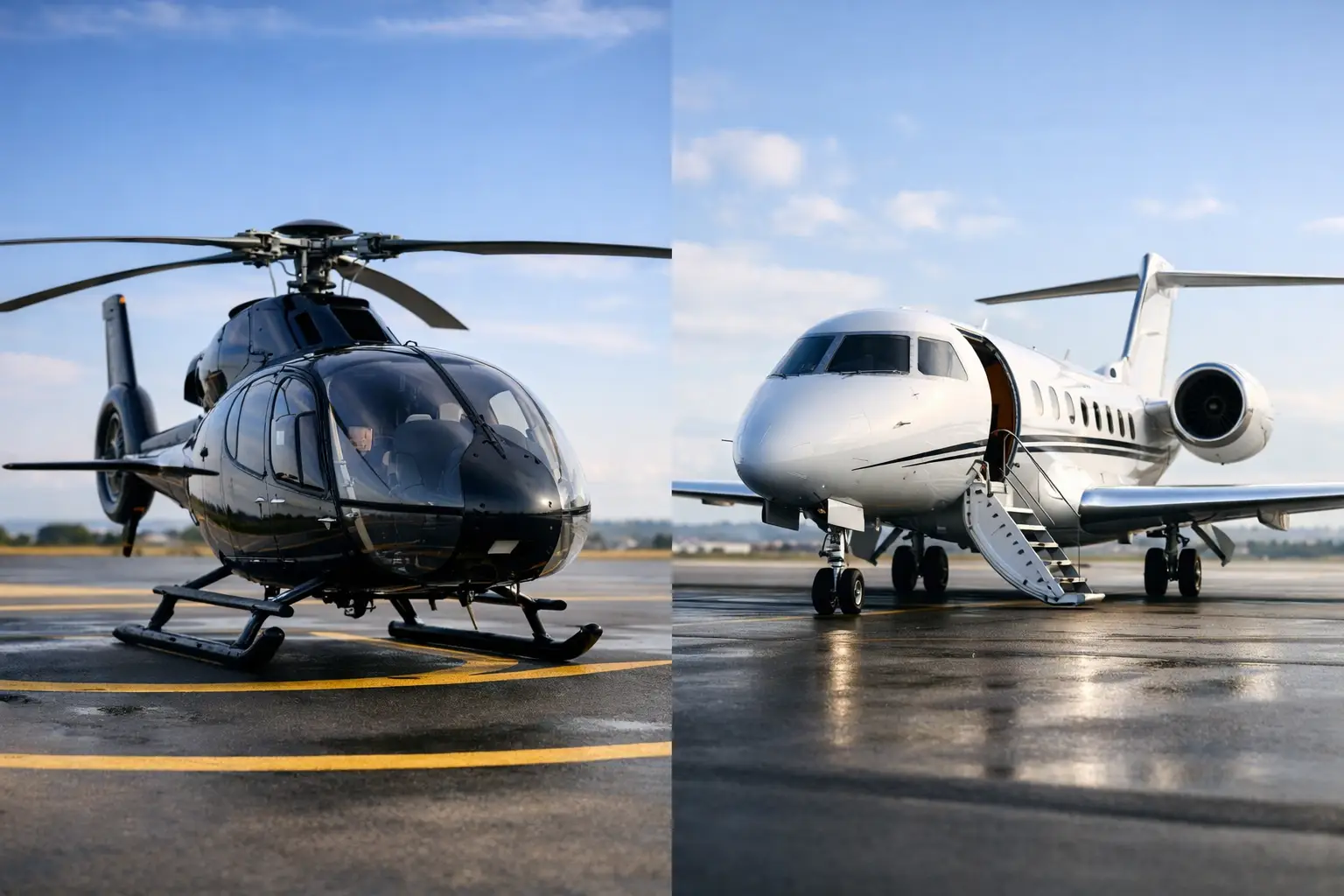 ¿Hélicoptero vs. Chárter de Avioneta? ¿Cuál se adapta mejor?