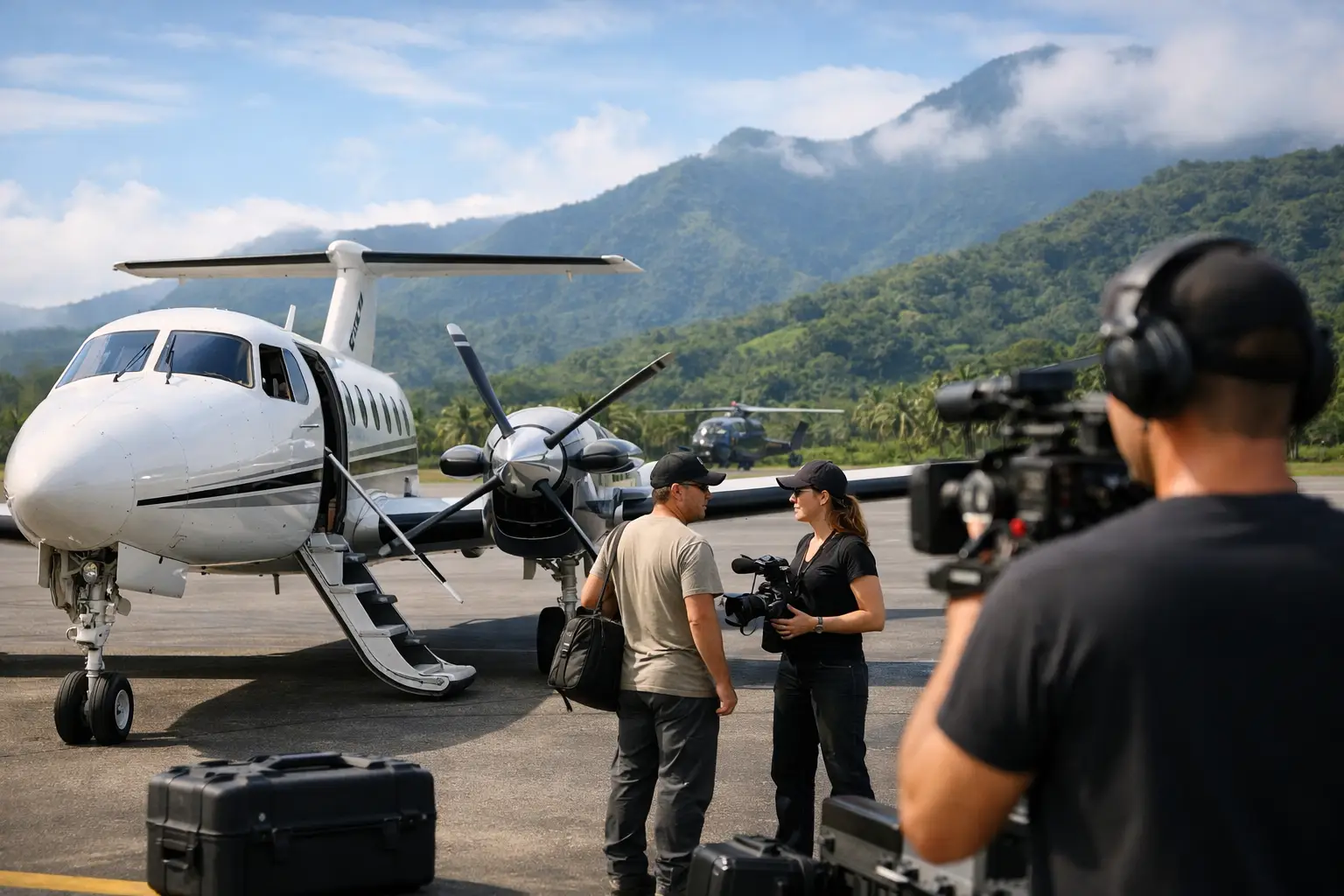 Chárter aéreo para producciones en Costa Rica