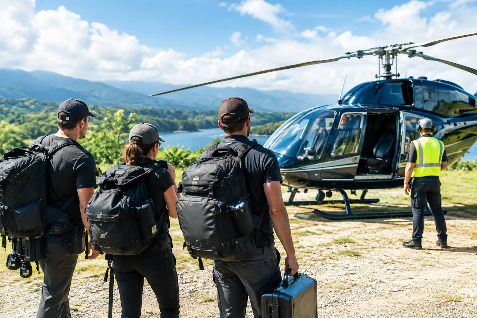Film Crew Airlift Planning in Costa Rica