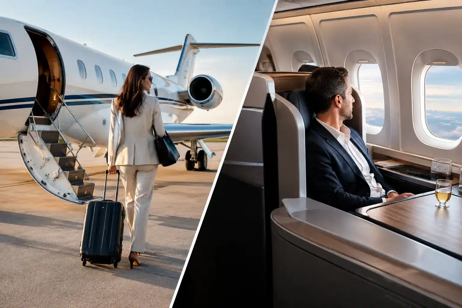 Private Aviation Versus Business Class: What Fits?